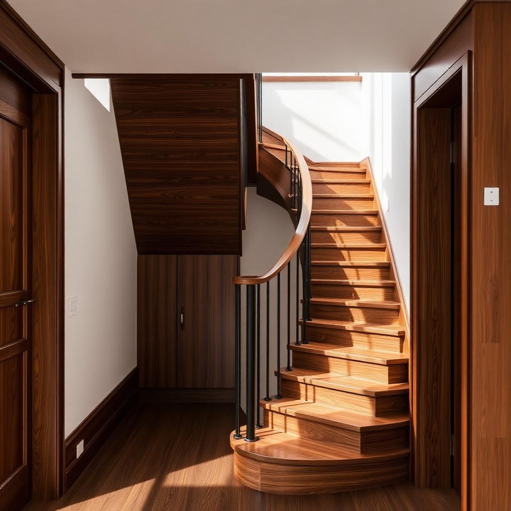 Escalier en bois