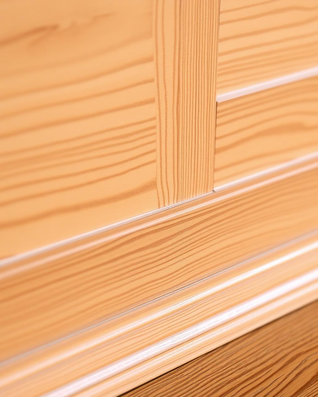 Détail de finition en bois