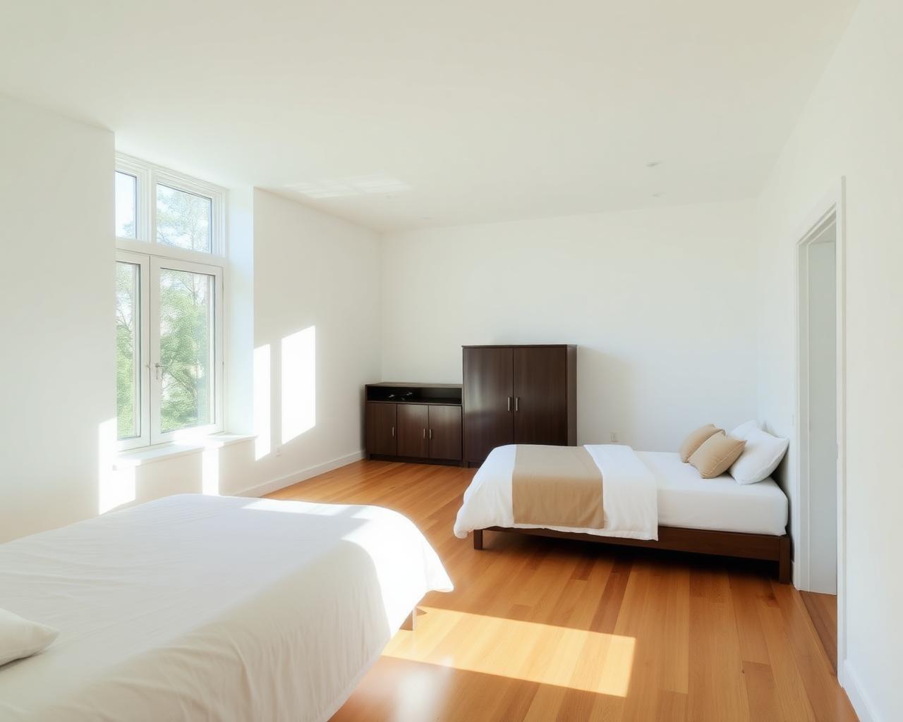Chambre rénovée